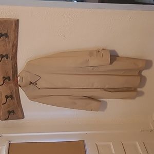 Men's lined trench coat